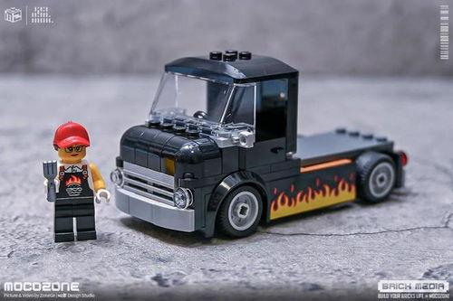 乐高国产小型车图片视频,创意再现，童趣无限新玩法